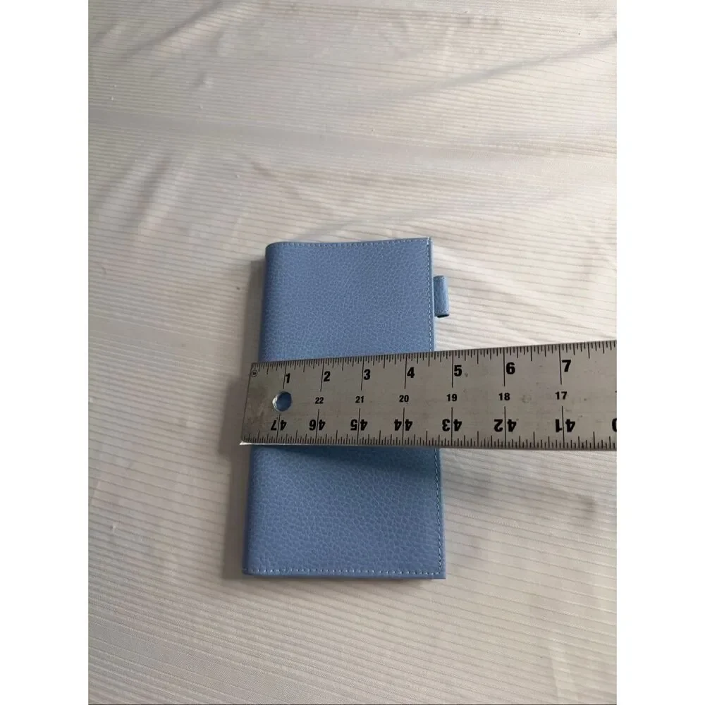 Moterm Original Planner Cover Blue Pebbled Leather